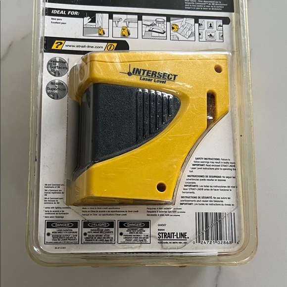 Strait-Line Intersect Laser Level - Bright Yellow - Picture 5 of 5